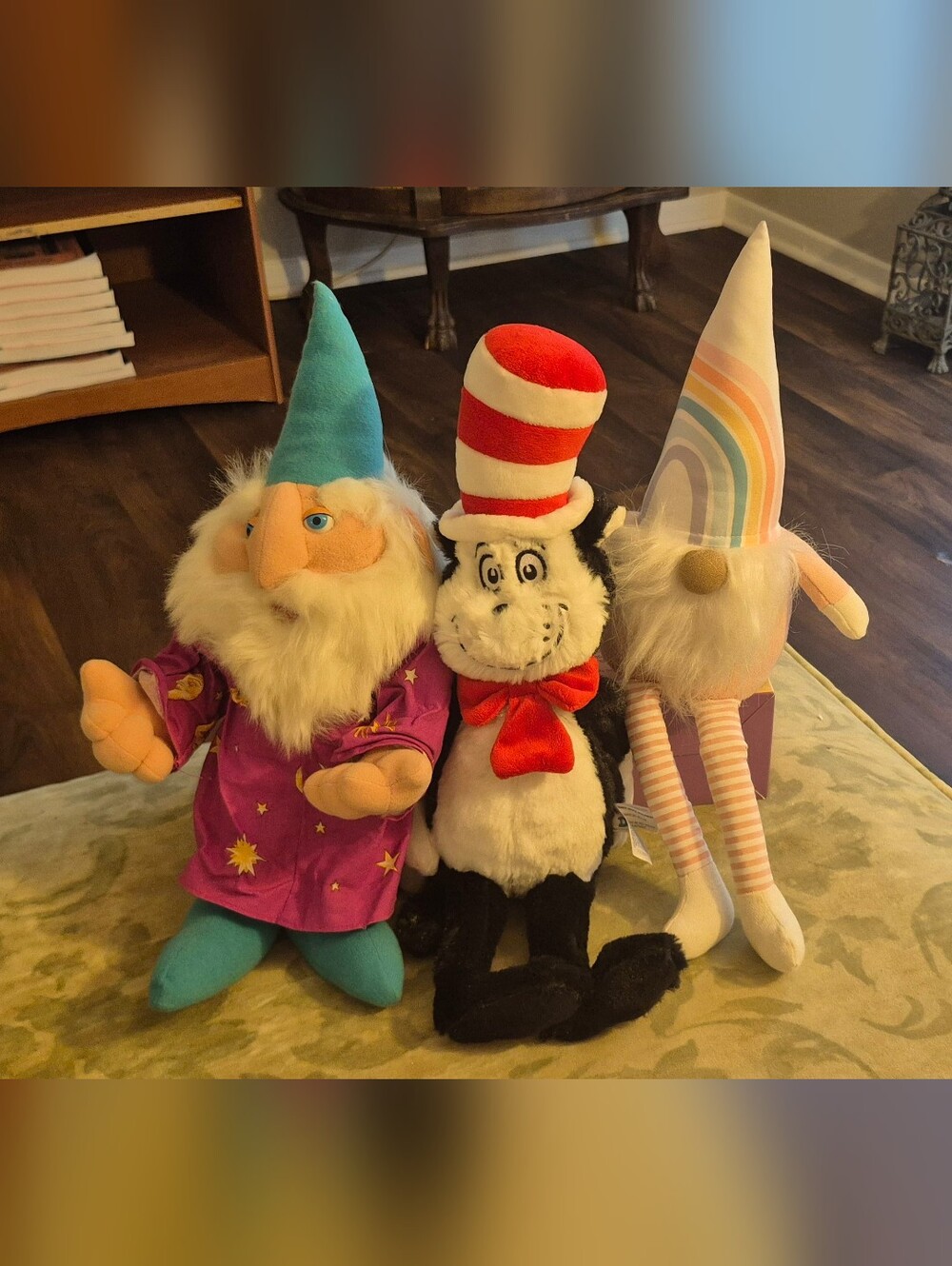 Wizard,Suess, And Gnome Plushes